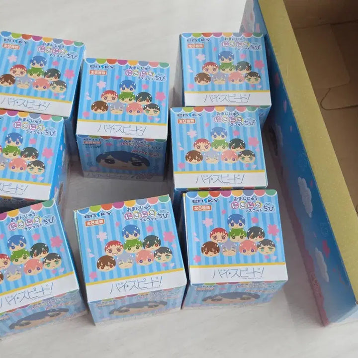 [BUNJANG] Free! High Speed! Omamori Nigini Mascot Chibi Set (8 pieces, Sealed) / (미개봉) Free! 프리 하이스피드 엔스카이 오만쥬 니기니기 마스코트 치비 8개 세트 박스포함
