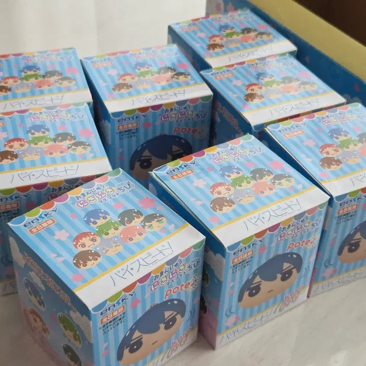 [BUNJANG] Free! High Speed! Omamori Nigini Mascot Chibi Set (8 pieces, Sealed) / (미개봉) Free! 프리 하이스피드 엔스카이 오만쥬 니기니기 마스코트 치비 8개 세트 박스포함