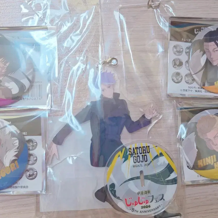 [BUNJANG] Jujutsu Kaisen Jujutsu Fes Acrylic Standee Gojo Satoru Hakari Maki Kensaku Ryu / 주술회전 쥬쥬페스 주술 고죠 사토루 아크릴 하카리 마키 켄자쿠 류