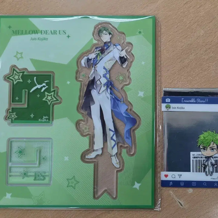 [BUNJANG] Ensemble Stars! Juiz Acrylic Stand &amp; 7 Special Edition Photocards Bundle Set / 앙스타 팝업 쥬이스 아크릴