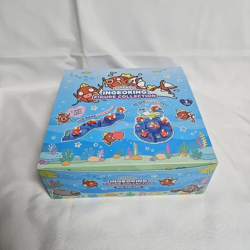 [BUNJANG] Pokemon Magikarp Figure Collection Set (7 Types) / 포켓몬 잠실 무릉도원 잉어킹 피규어 컬렉션 7종 세트