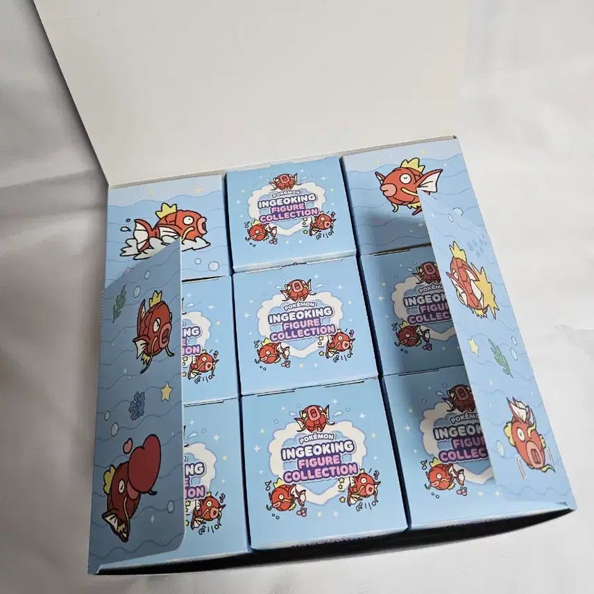 [BUNJANG] Pokemon Magikarp Figure Collection Set (7 Types) / 포켓몬 잠실 무릉도원 잉어킹 피규어 컬렉션 7종 세트