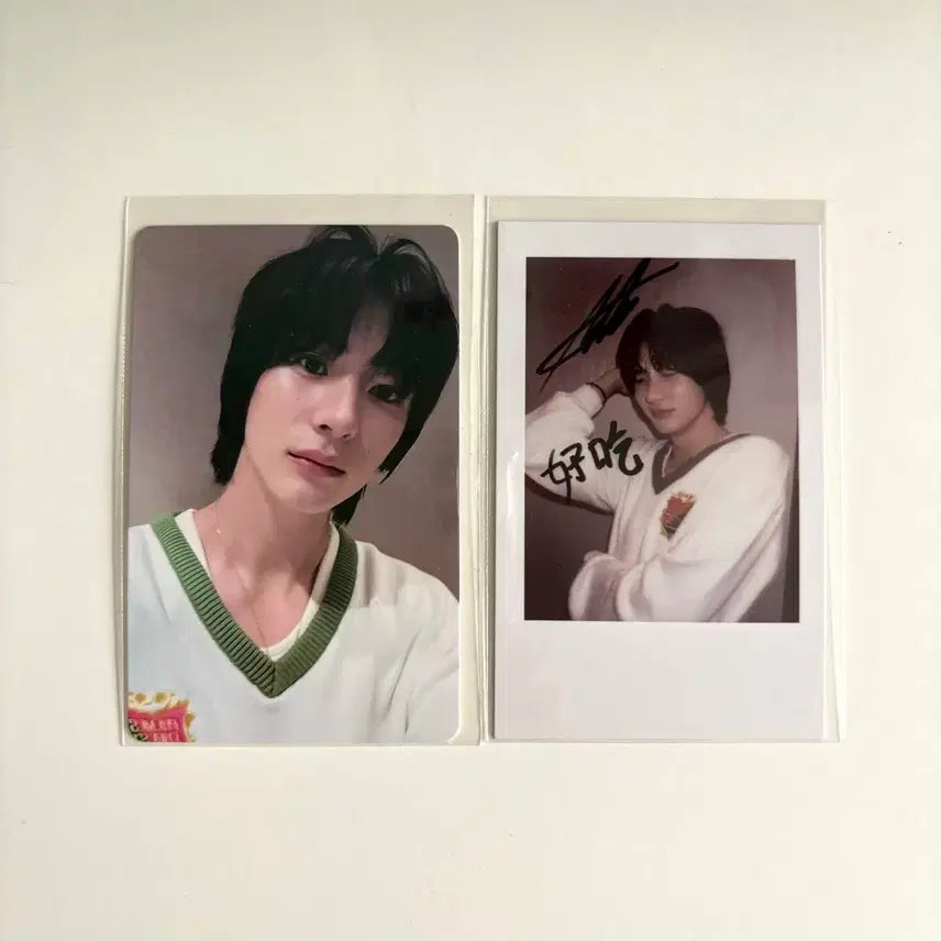 [BUNJANG] RIIZE Anton KMS POB Photocard + Polaroid Set / 라이즈 앤톤 kms 미공포 포카 + 폴라 세트