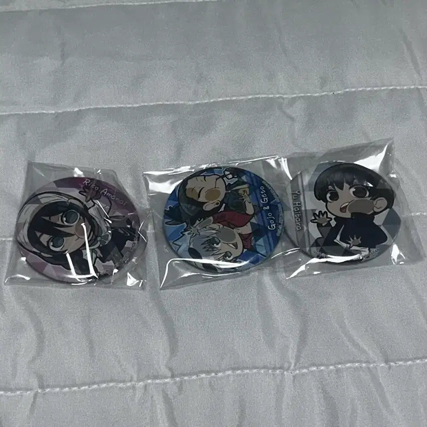 [BUNJANG] Jujutsu Kaisen 3-Piece Badge Set / 주술회전 뱃지 3종 세트