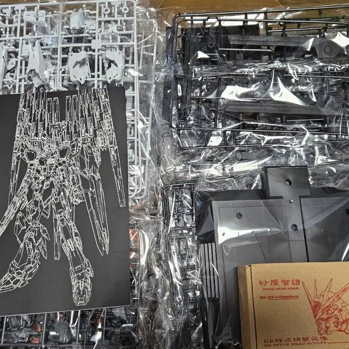 [BUNJANG] Customized Farm Statue Nu Gundam w/ Extra Head / 농장주조물 뉴건담 + 사제 헤드 판매