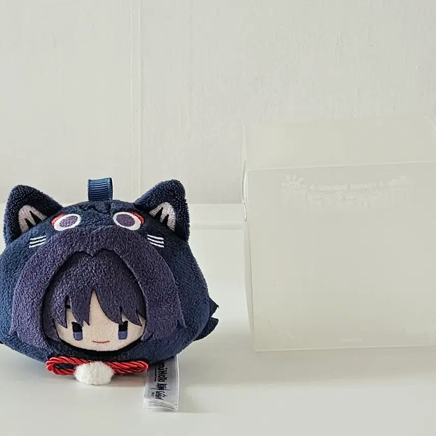 [BUNJANG] Genshin Impact Nendoroid Style Blue Cat Plush Doll / 원신 가챠 가챠샵 넨도 푸른 고양이 인형
