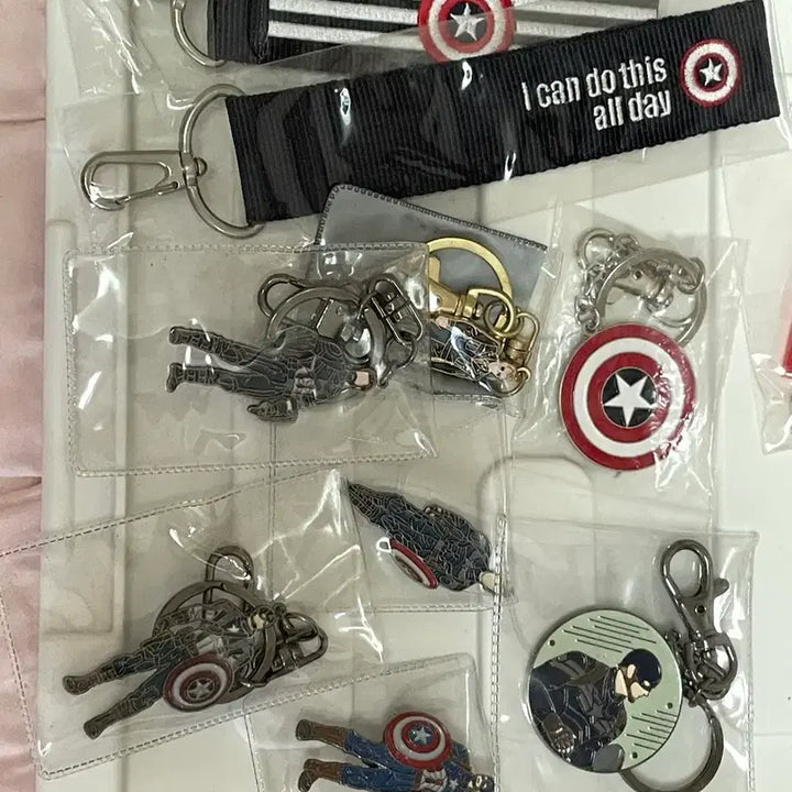 [BUNJANG] Captain America Unofficial Goods Bundle / 마블 어벤져스 캡틴아메리카 캡아 비공굿 일괄