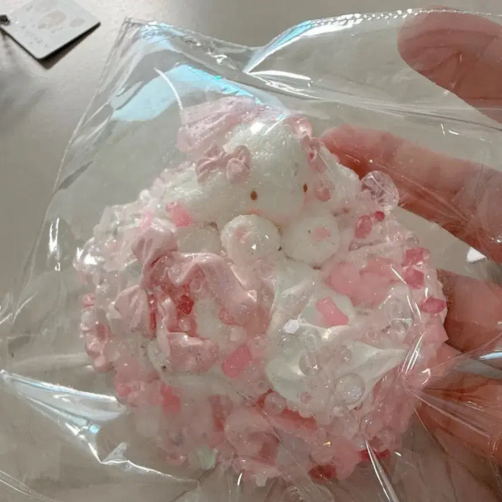 [BUNJANG] Nienienienie Nienienienie Squishy Toy (Pink &amp; White) / nienienie 녜녜녜 말랑이