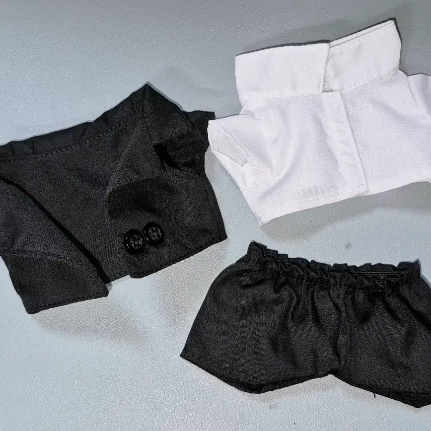 [BUNJANG] 10cm/20cm Doll Clothes Suit Set / 10cm 20cm 솜깅 인형옷 정장 세트