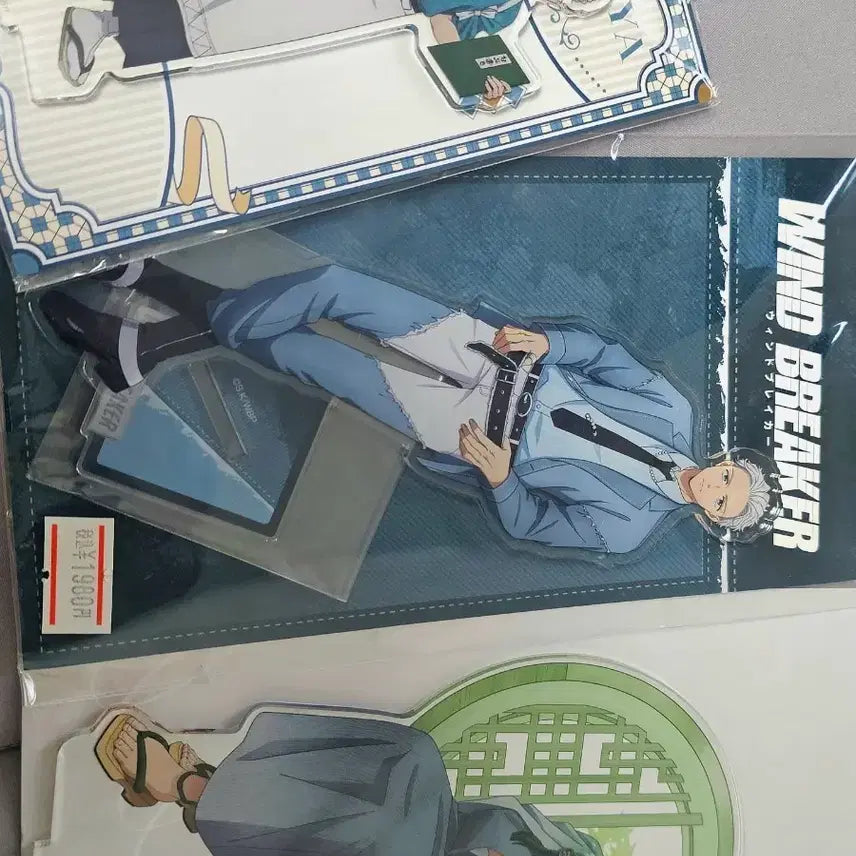 [BUNJANG] Wind Breaker Umeomiya Hajime Acrylic Stand Set (3 Types) / 윈드브레이커 윈브레 우메미야 하지메 아크릴 스탠드 3종 (일괄판매)