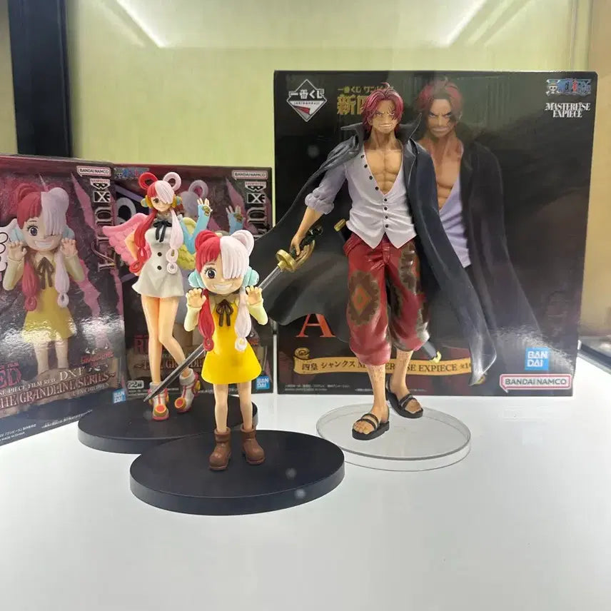[BUNJANG] One Piece Ichiban Kuji Great Emperor Shanks &amp; Uta Figure Set / 원피스 제일복권 신사황 샹크스+우타