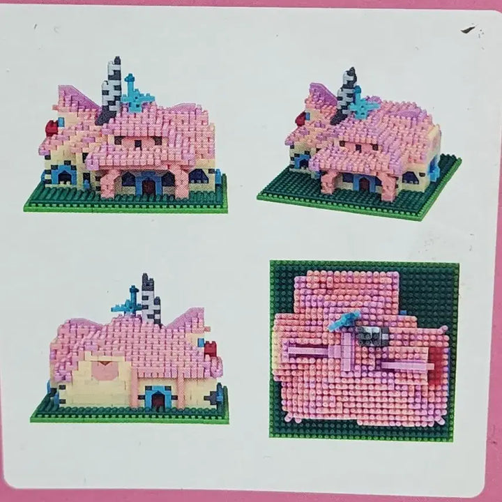 [BUNJANG] Disney Minnie Mouse House Building Blocks / 디즈니랜드 미니마우스 하우스 블록