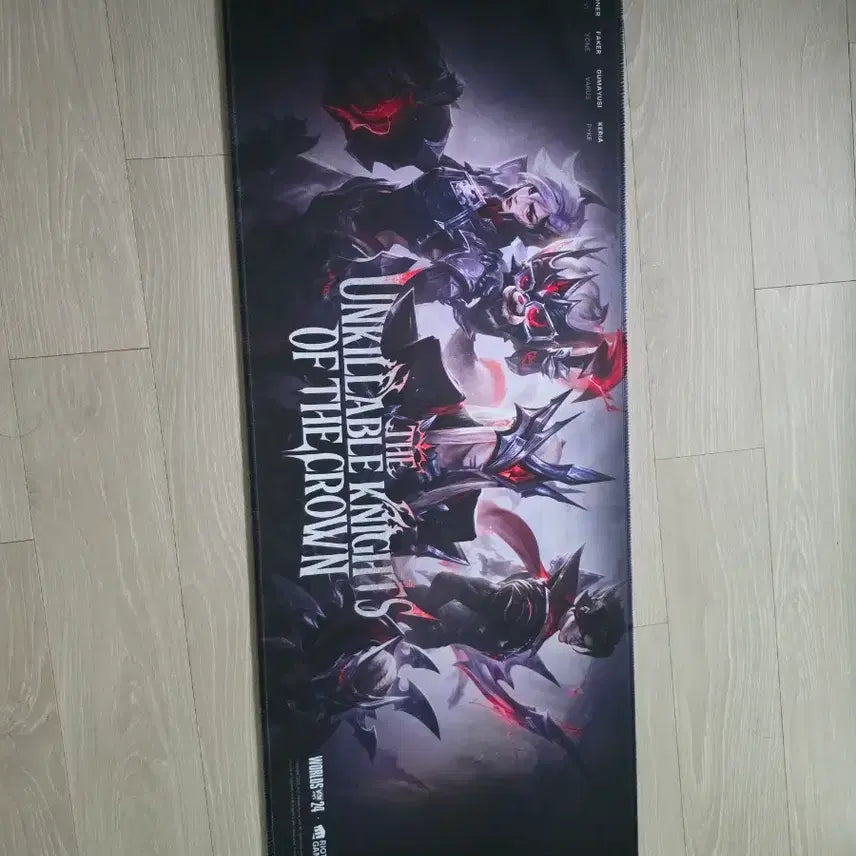 [BUNJANG] T1 2024 Worlds Desk Mat / 2024 월즈 T1 장패드