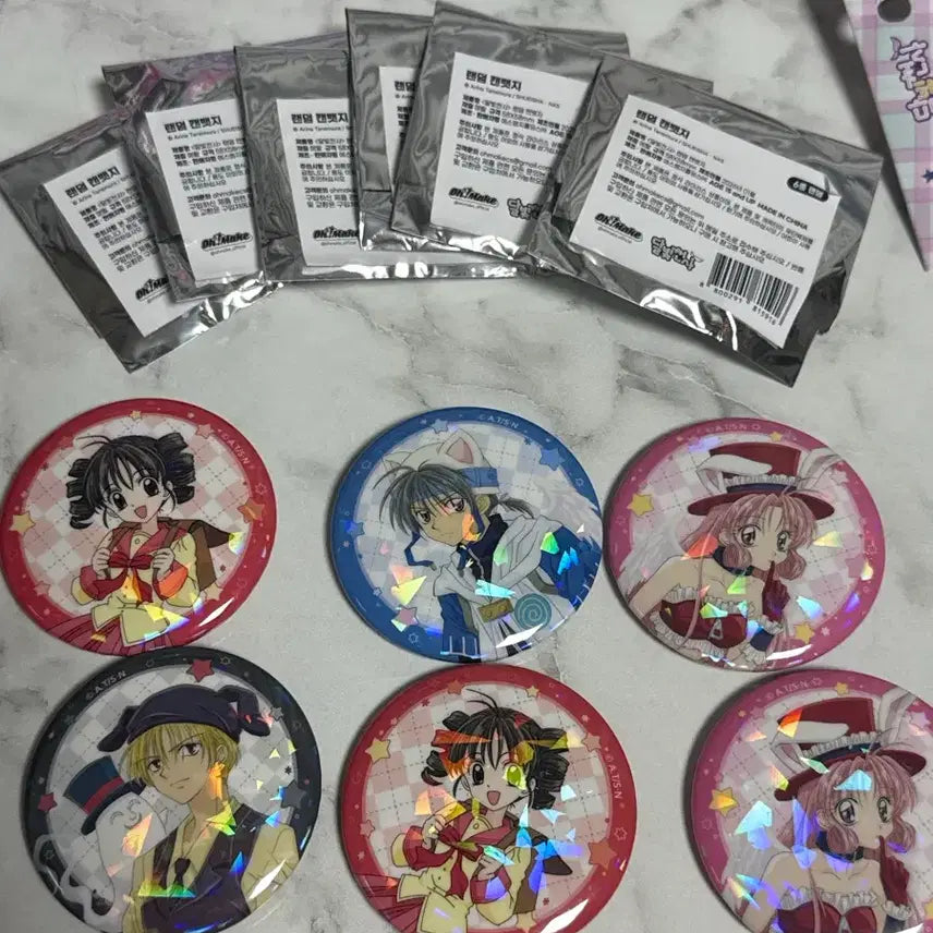 [BUNJANG] Full Moon o Sagashite Pop-up Pin Badge Set / 달빛천사 팝업 핀뱃지 6개 일괄