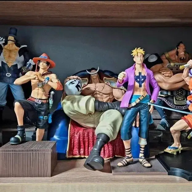 [BUNJANG] One Piece Ichiban Kuji Whitebeard Father and Sons + Izo Figure Set / [원피스 제일복권] 흰수염 아버지와 아들들+이조
