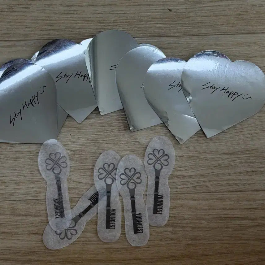 [BUNJANG] Young K Confetti Heart 7 + Key 5 Set / 영케이 컨페티 하트7 + 열쇠5입니다