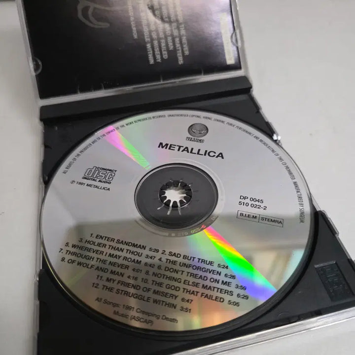 [BUNJANG] Metallica Metallica CD / 메탈리카(Metallica) Metallica
