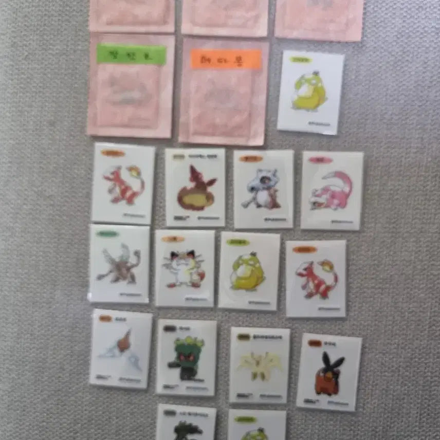[BUNJANG] Pokemon Stickers Bundle Set / 포켓몬띠부씰일괄판매합니다