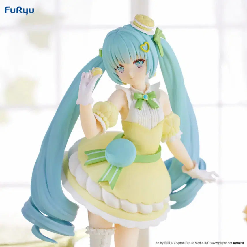 [BUNJANG] FURYU Hatsune Miku Sweet Sweets Figure Citron Macaron / 후류 하츠네미쿠 스위트스위츠 피규어 시트론 마카롱