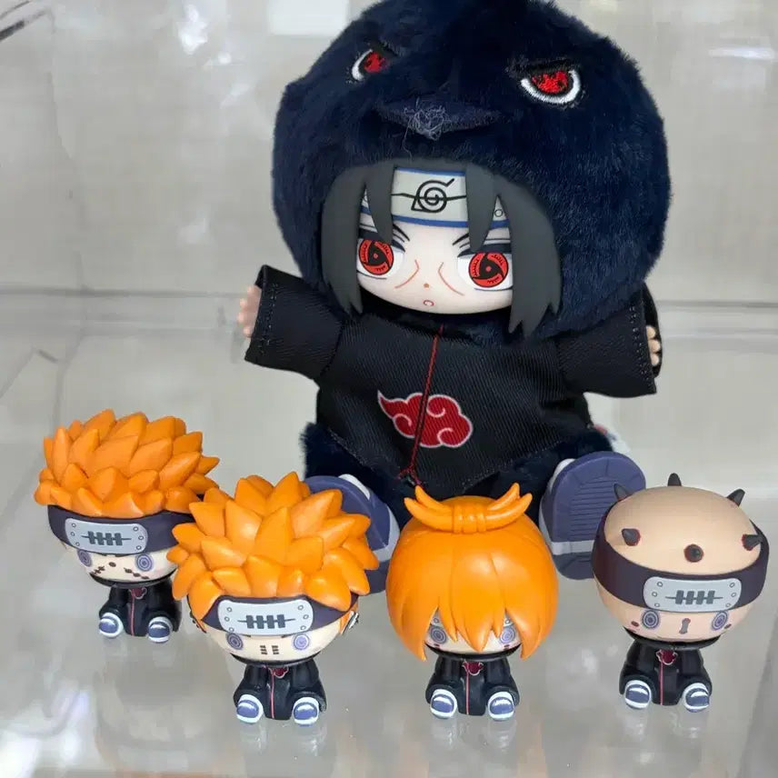 [BUNJANG] Naruto Akatsuki Chocokko 4 Types + Itachi Bundle Set / 나루토 폐인 초코노코 4종 + 이타치 일괄