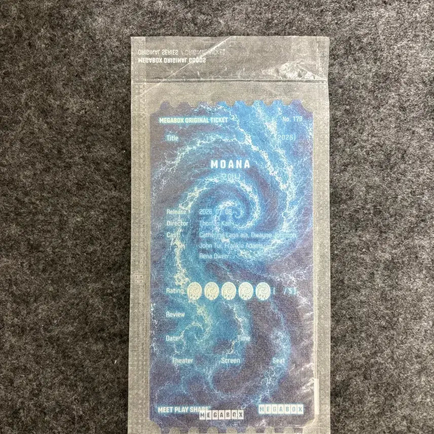 [BUNJANG] Moana 2 Original Ticket / 모아나2 오티 오리지널티켓