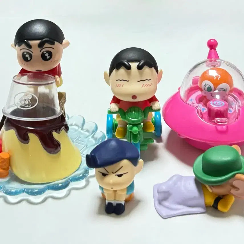 [BUNJANG] Crayon Shin-chan Characters Bundle Set Figures / 일괄) 짱구는못말려 짱구 짤랑이 철수 제리 피규어