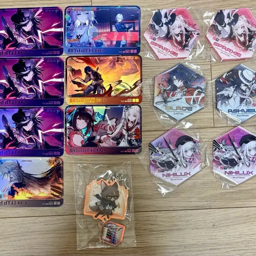 [BUNJANG] Honkai: Star Rail Exhibition Seulbi Blade Magnet Keychain Photocard Set / 붕괴 스타레일 붕스 전시회 포카 마그넷 키링 애쉬베일 블레이드 스파키