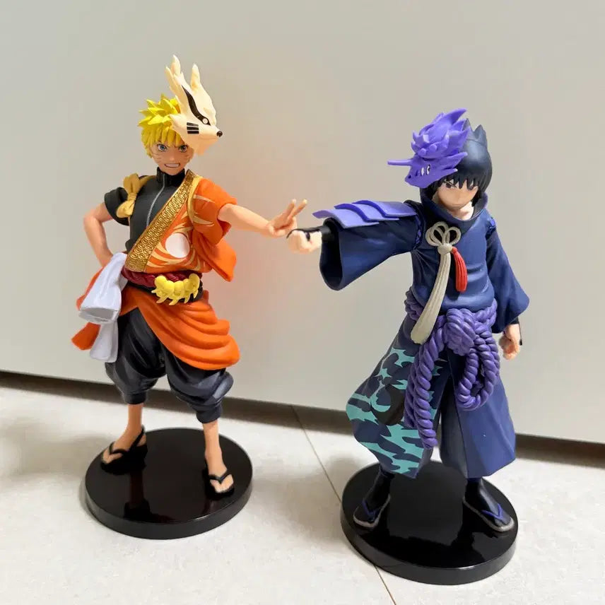 [BUNJANG] Naruto &amp; Sasuke Banpresto 20th Anniversary Figure Bundle Set / 나루토+사스케 반프레스토 20주년 피규어 팝니다~