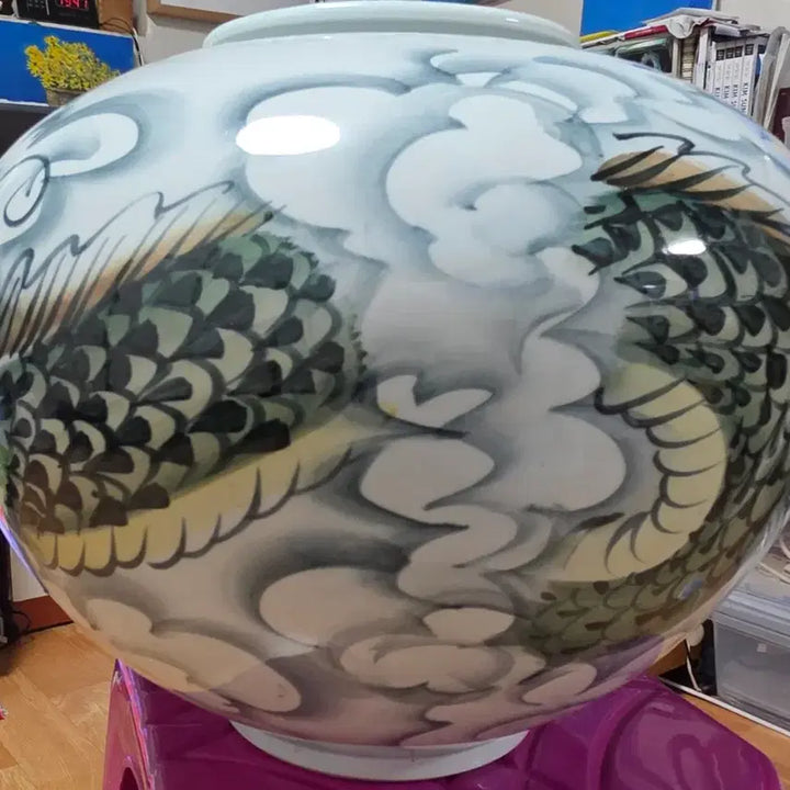 [BUNJANG] Torim Ceramics Large Dragon Motif Vase / 용문양대형도자기