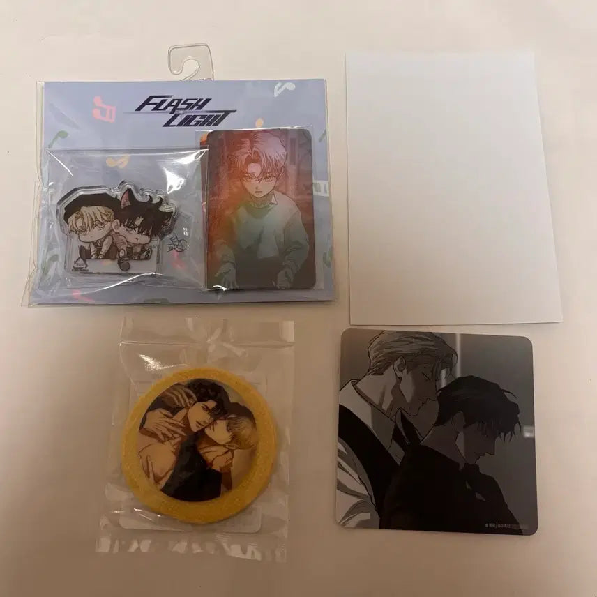 [BUNJANG] Flashlight FLAMO FUN SD Mini Photocard Set with Postcard and Coaster / 플래시라이트 플라 모펀 sd 미니픽 세트 포토카드 포카 코스터 특전 엽서 미개봉 원가양도