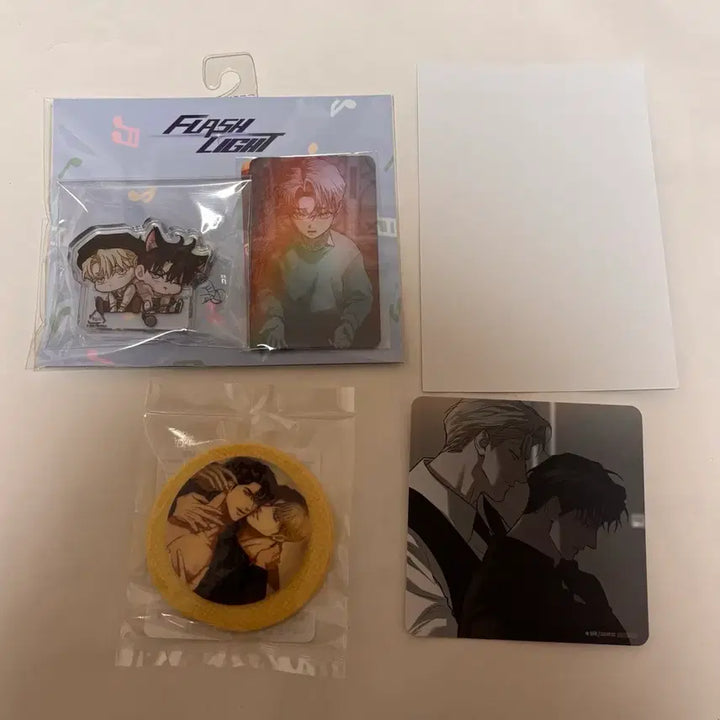 [BUNJANG] Flashlight FLAMO FUN SD Mini Photocard Set with Postcard and Coaster / 플래시라이트 플라 모펀 sd 미니픽 세트 포토카드 포카 코스터 특전 엽서 미개봉 원가양도