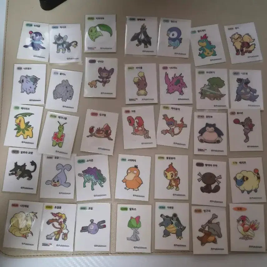 [BUNJANG] Pokemon Stickers Bundle / 포켓몬 띠부씰 팔아요
