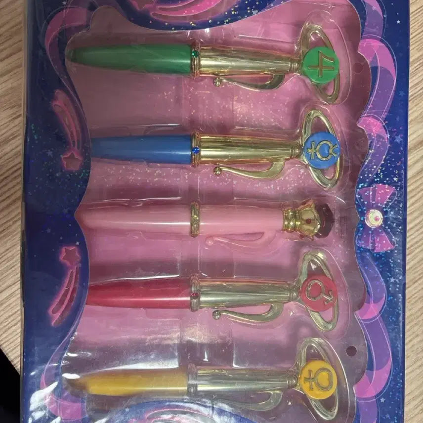 [BUNJANG] Sailor Moon Stationery Transformation Pen Set / 세일러문 스테이셔너리 변신펜 세트