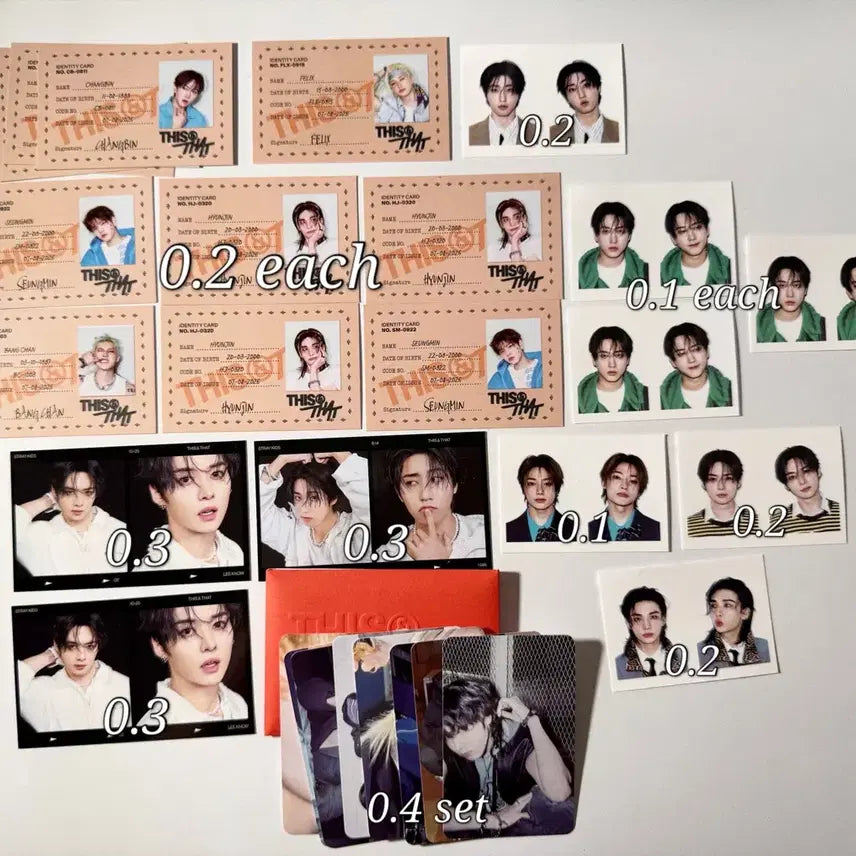 [BUNJANG] Stray Kids This &amp; That Photocard / 스키즈 stray kids THIS&amp;THAT sell 포카 양도
