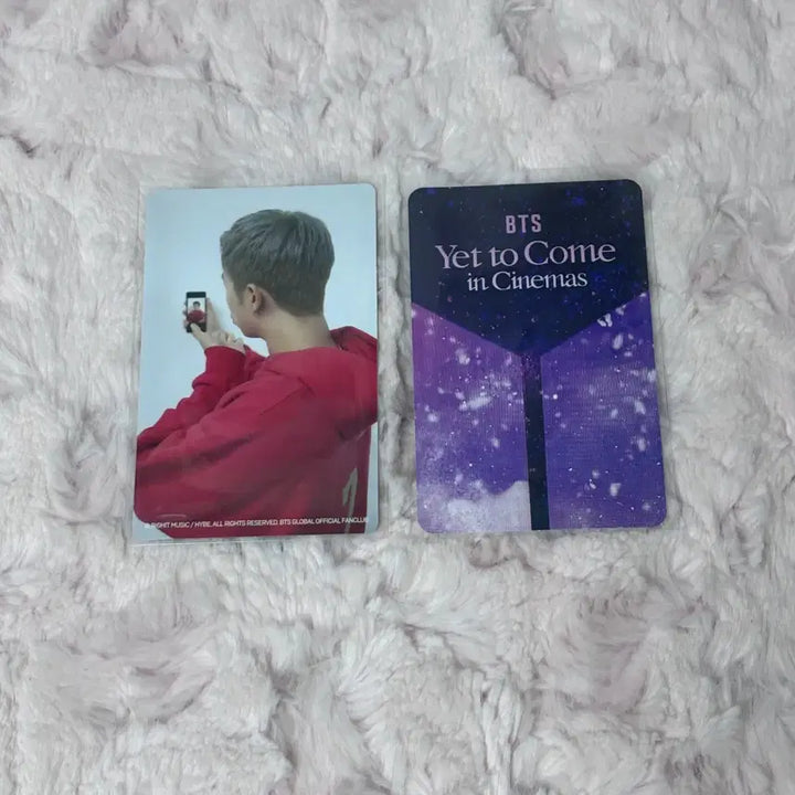 [BUNJANG] BTS RM Yet To Come Cinema Japan WClub Renewal Photocard Bundle Set / 방탄 남준 옛투컴 시네마 일본 w회원 갱신 포카 일괄