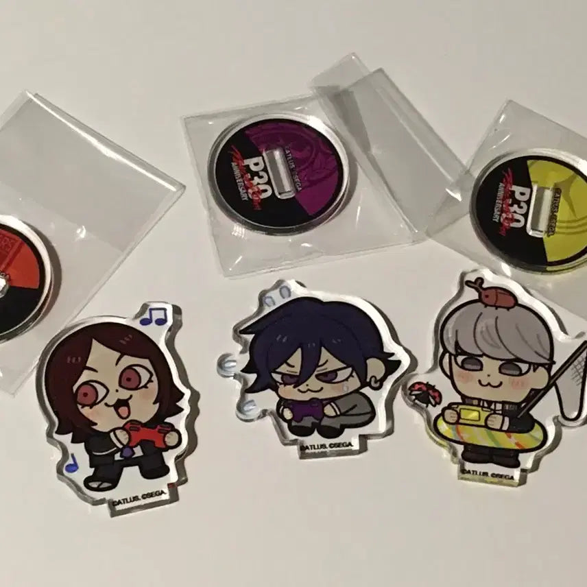 [BUNJANG] Persona 30th Anniversary BUKUBU Acrylic Stand Bundle Set / 일괄판매) 페르소나 30주년 부쿠부 아크릴 스탠드