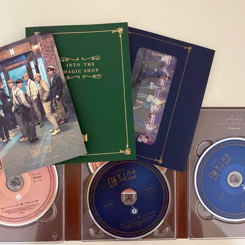 [BUNJANG] BTS Magic Shop DVD Master 5th Term Full Set (Excluding Photocard) / 방탄소년단 매직샵 DVD 포카제외 풀셋 5기 머스터 디비디