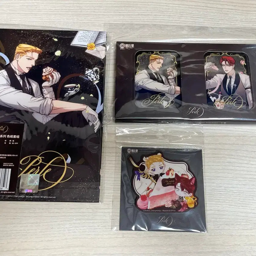 [BUNJANG] Pearl Mercury Goods Bundle (Folding Screen Magnet Can Badge) / 펄 머큐리 굿즈 일괄(병풍 마그넷 캔뱃지)