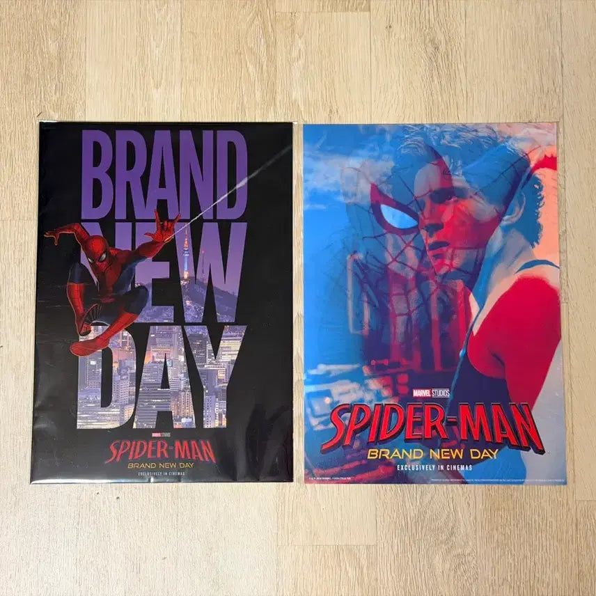 [BUNJANG] Spider-Man: Brand New Day Dual Poster Set / <스파이더맨-브랜드뉴데이> PET+듀얼 포스터 2종 일괄