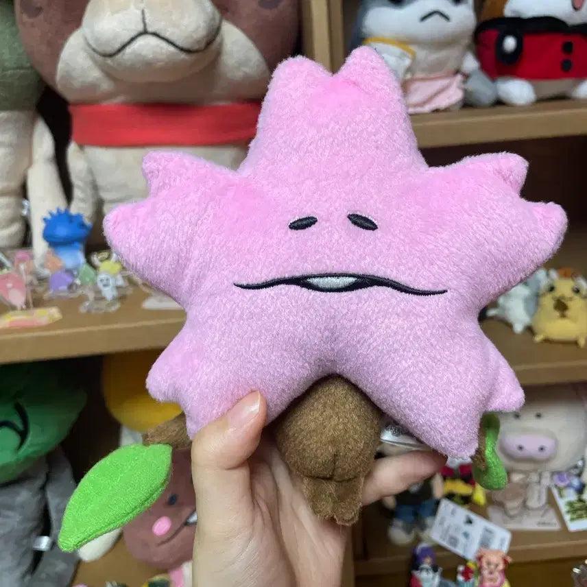 [BUNJANG] Sakura Cherry Blossom Nameko Medium Plush Doll (Japan Authentic) / 일본정품]사쿠라 벚꽃 나메코 중형인형