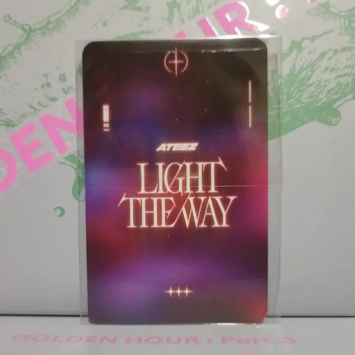 [BUNJANG] ATEEZ San CGV Lucky Draw Photocard / 에이티즈 CGV 특전 산 - 라이트 더 웨이 2D
