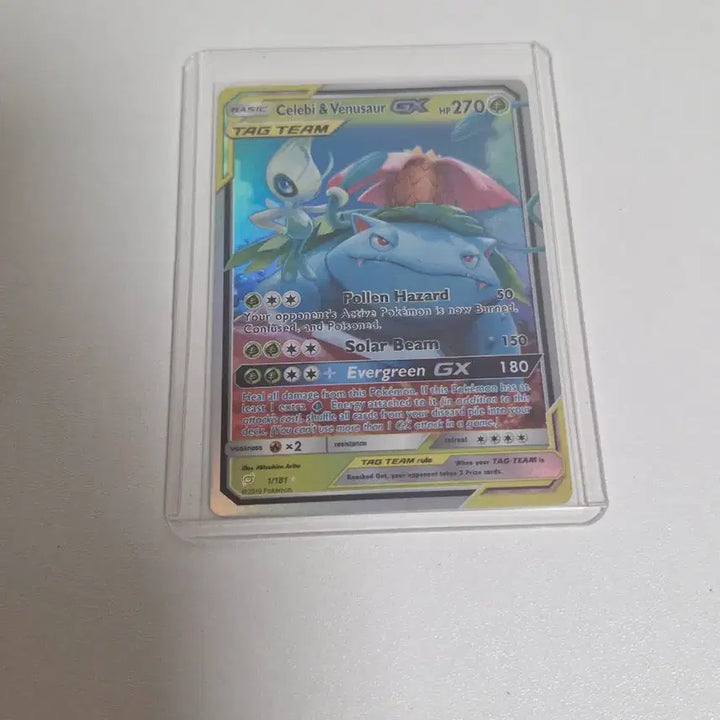 [BUNJANG] English Version Venusaur &amp; Celebi Pokemon Card / 이상해꽃&amp;세레비 영문판