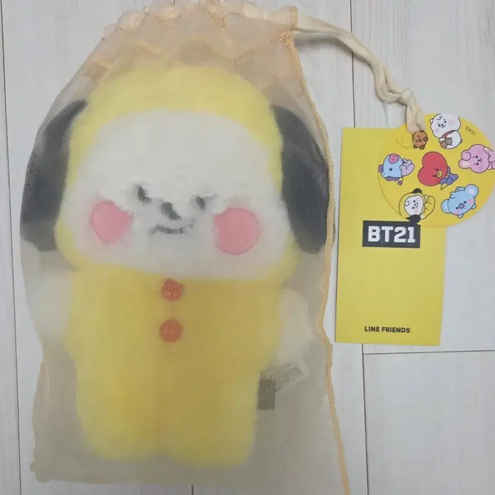 [BUNJANG] BT21 Chimmy Flat Fluffy Plush Doll / BT21 플랫퍼 치미 인형