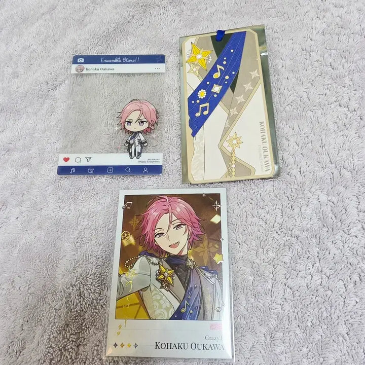 [BUNJANG] Ensemble Stars Crazy:B Kohaku 7th Special Bookmark Set / 앙스타 앙상블스타즈 모펀 크비 크레이지비 코하쿠 7특전 북마크 세트 팝니다