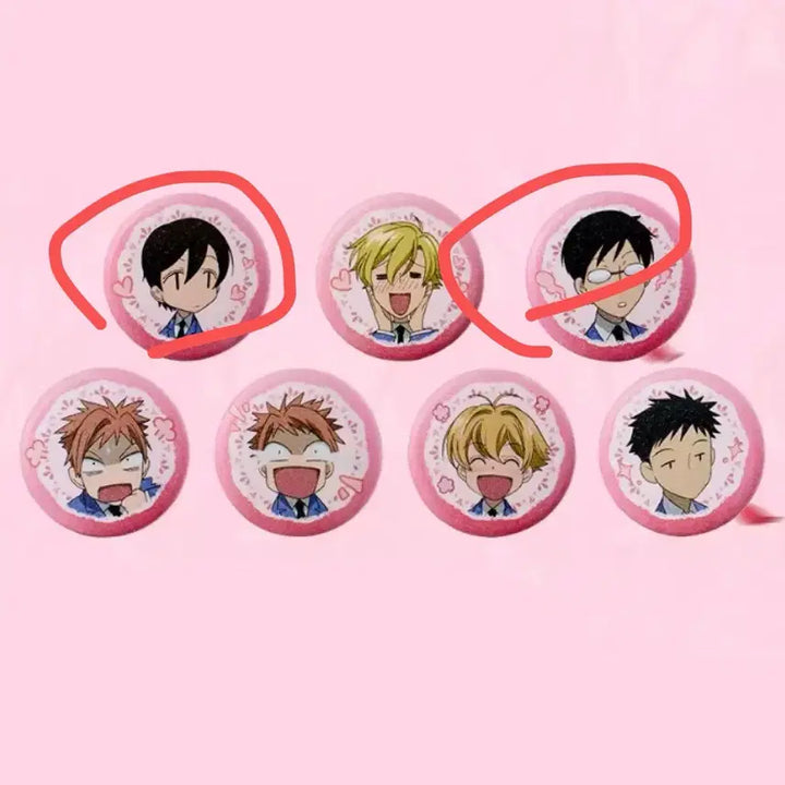 [BUNJANG] Ouran High School Host Club Chinese Pop-Up Deli Can Badges Bundle Set Kyouya Haruhi / 오란고교 호스트부 중국 팝업 deli 캔뱃지 일괄 쿄우야 하루히