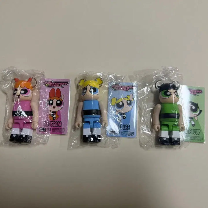 [BUNJANG] Bearbrick Powerpuff Girls Set of 3 / 파워퍼프걸 베어브릭 3종 세트
