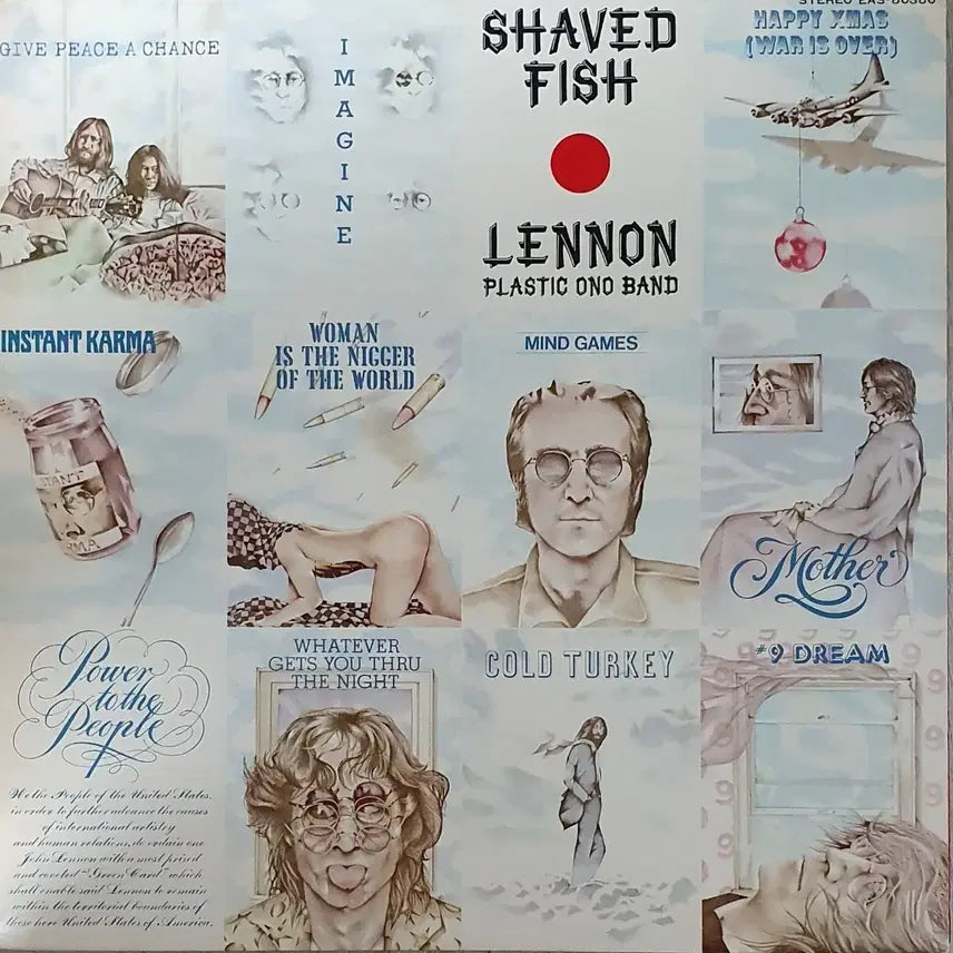[BUNJANG] John Lennon Shaved Fish LP / LP ㅡ John Lennon  /  Shaved fish 수입명반