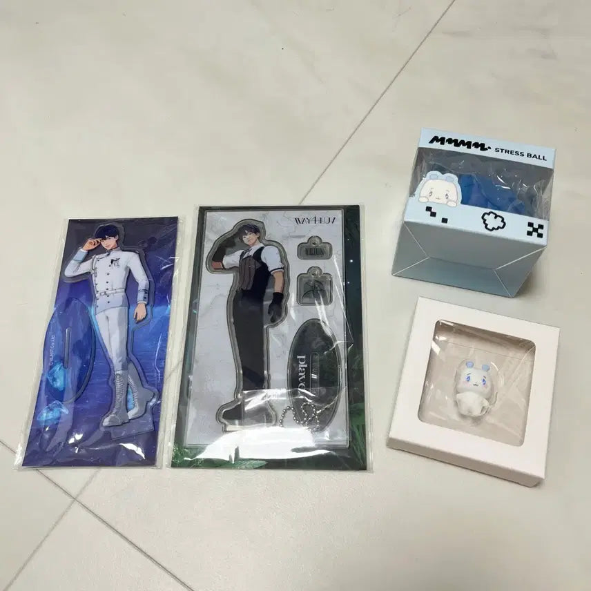 [BUNJANG] PLAVE Yejun Acrylic Stress Ball Cable Protector Bundle Set / 플레이브 예준 아크릴 스트레스볼 케이블 프로텍터