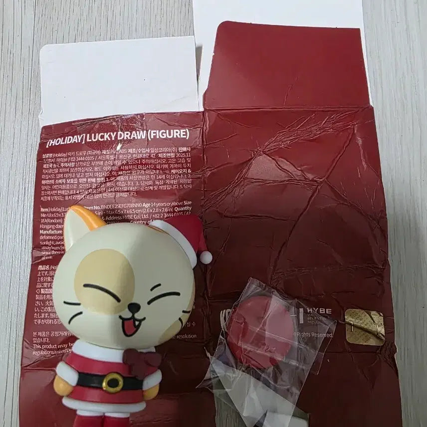 [BUNJANG] Petit Neko Catty Santa Figure / 쁘넥도 캣삐 산타 피규어