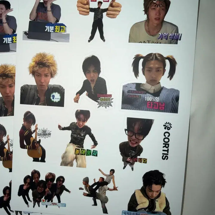[BUNJANG] Cortis Die-Cut Stickers (MudoTicon) / 코르티스 칼선스티커 (무도티콘)